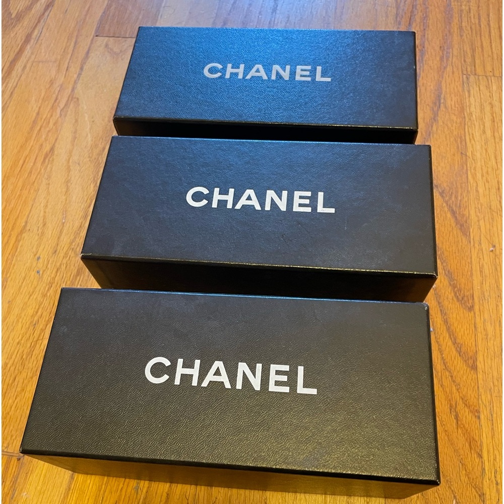CHANEL sunglass boxes lot of 2